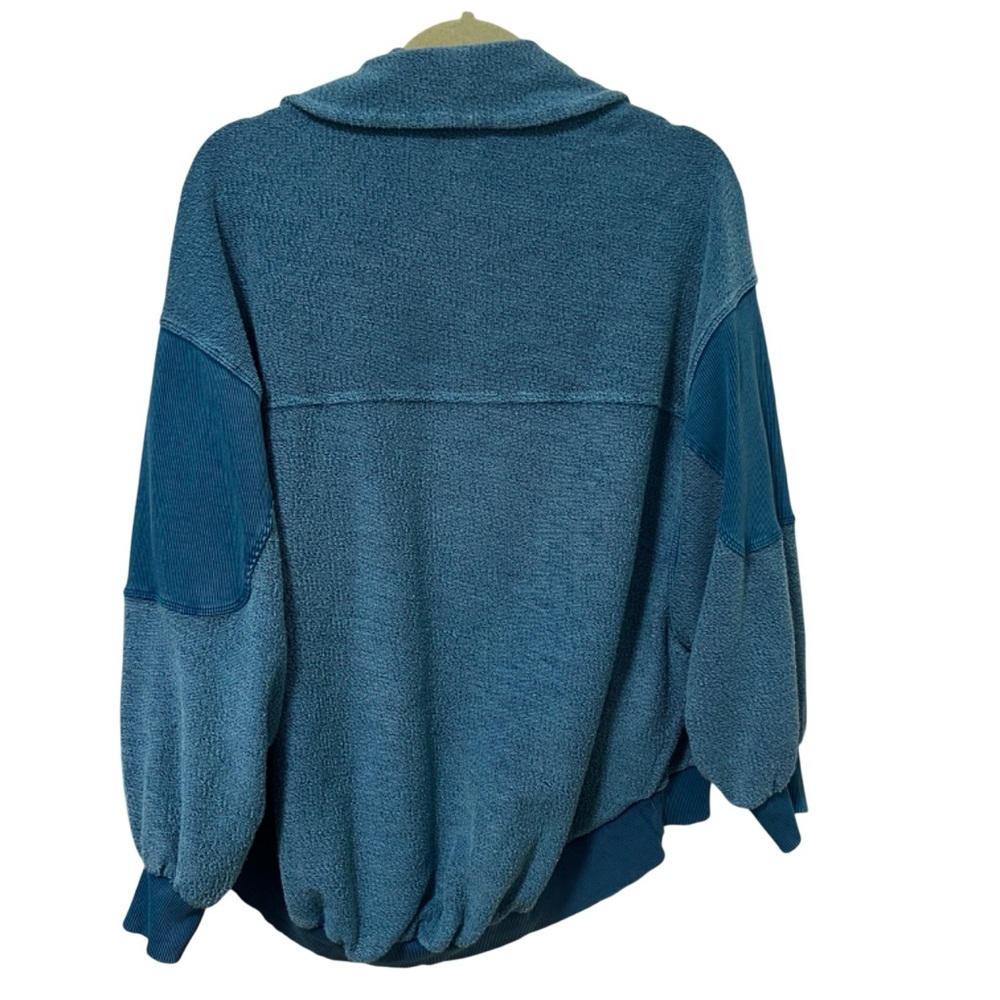 Urban Outfitters Out from Under Deanna Cocoon Coatigan XS/S Teal Blue - Picture 5 of 6